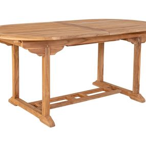 Norddan Dizajnový záhradný stôl Risha 180-240 cm teak