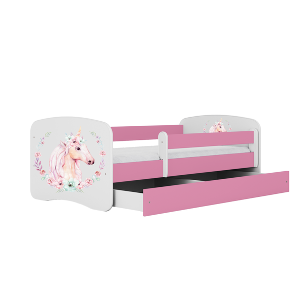 Detská posteľ Babydreams kôň ružová
