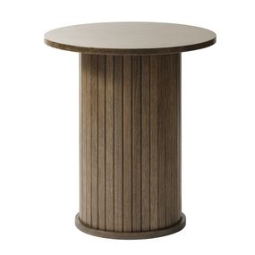 Furniria Dizajnový odkladací stolík Vasiliy 50 cm dymový dub