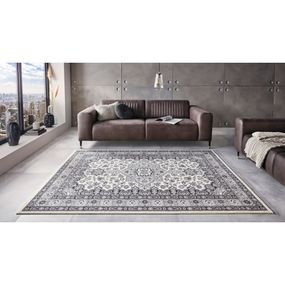 Krémove-sivý koberec Nouristan Parun Tabriz, 80 x 150 cm