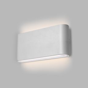 LED2 5234851 FLAT II vonkajšie nástenné svietidlo LED 2x5W/565lm 3000-4000-5700K IP65 biela