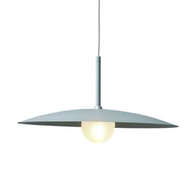 ACA Lighting závěsné svítidlo 1xG9 šedá AFINAR kov + matné sklo D40X120CM OD94451PG