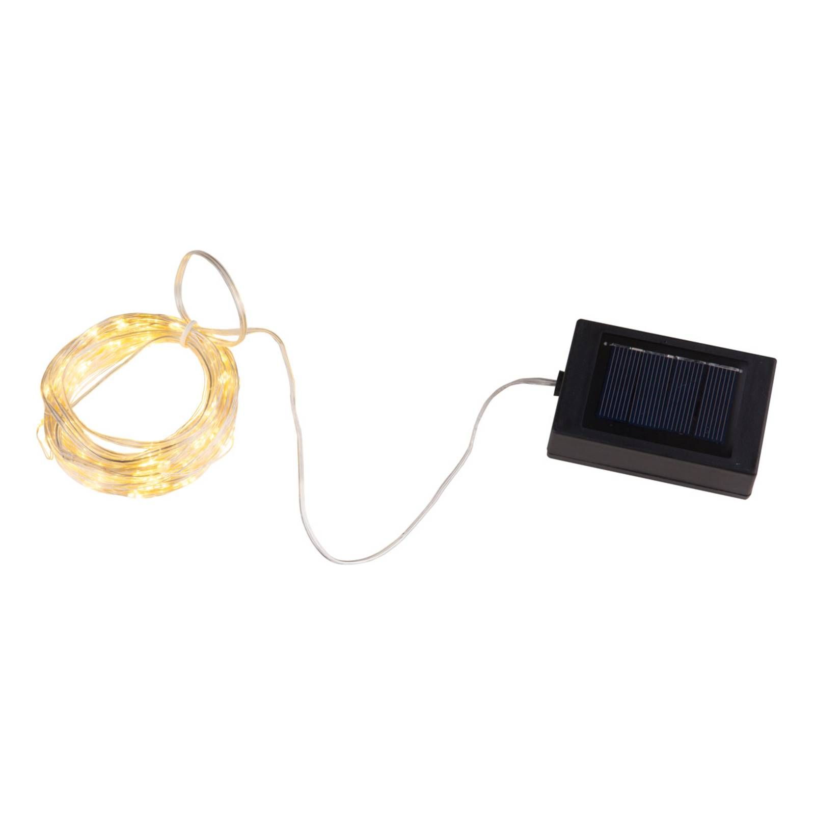 Globo Solárna svetelná reťaz Ece transparent 13, 5 metrov, plast, 0.06W, P: 1340 cm