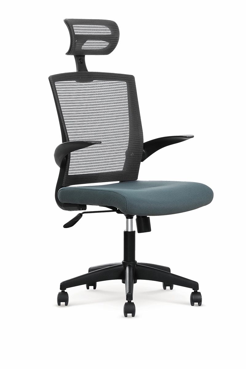 Kancelárska stolička s podrúčkami Valor - čierna / sivá