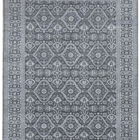 Diamond Carpets koberce Ručne viazaný kusový koberec Diamond DC-HALI B Grey / silver - 365x550 cm