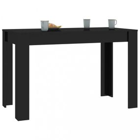 Jedálenský stôl 120x60 cm Dekorhome Čierna lesk