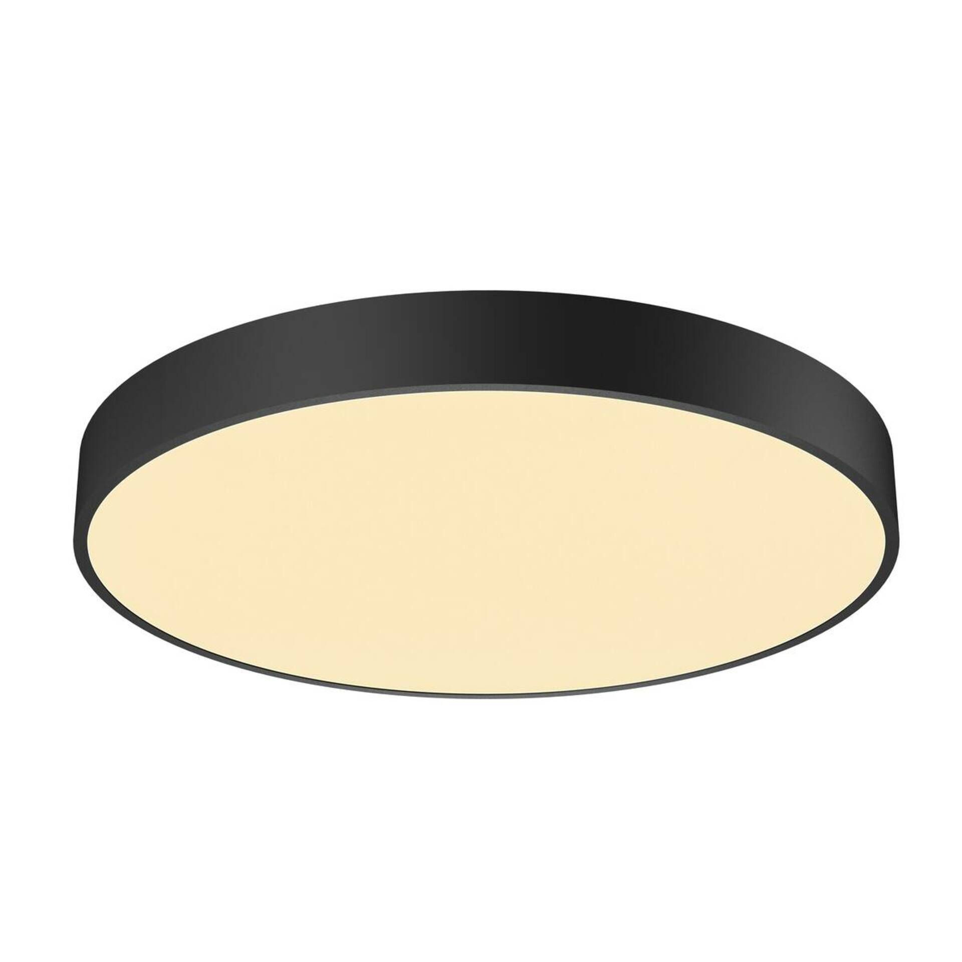 SLV BIG WHITE MEDO 60 CW AMBIENT LED, vnitřní nástěnné a stropní nástavbové svítidlo, TRIAC, černá, 3000/4000K 1001886