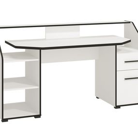 Kancelársky stôl walenby - biela