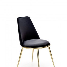 Jedálenská stolička K460 Halmar Čierna