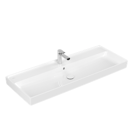 Villeroy & Boch COLLARO - Umývadlo na skrinku 1200x470x160 mm, s prepadom, biela Alpin 4A33C501