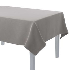 Dekoria Obrus na stôl obdĺžnikový, svetlosivá, 130 × 210 cm, Crema, 179-09