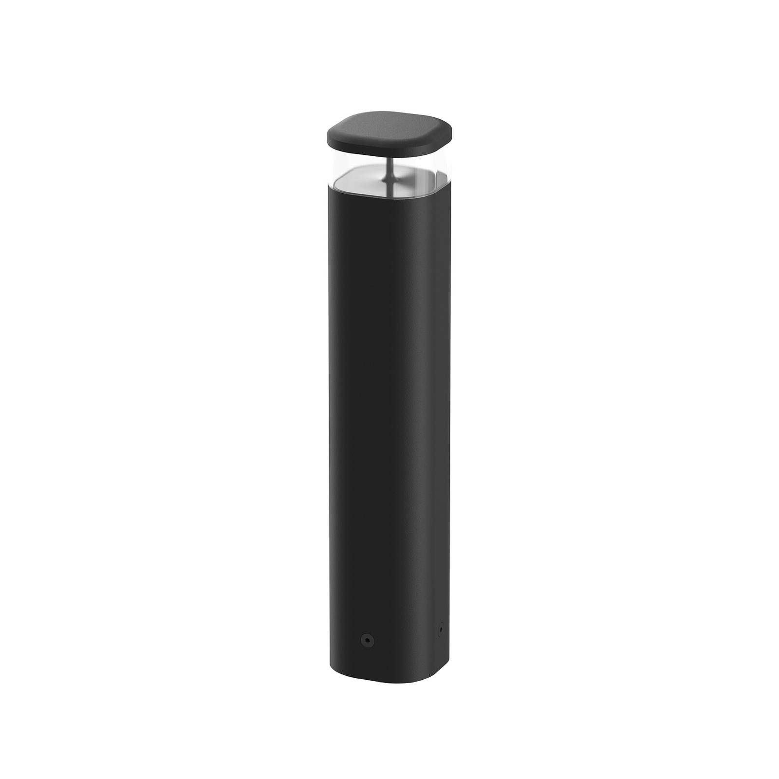 FLOS Pointbreak Bollard 2, 2 700 K čierna 60cm, hliník, polykarbonát, 12.5W, P: 12.1 cm, L: 12 cm, K: 60cm