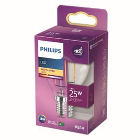 Philips 8718699777555 LED žiarovka 2W/25W 250lm E14 2700K P45 filament kvapka
