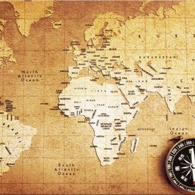 Obraz Mapa a Kompas zs63