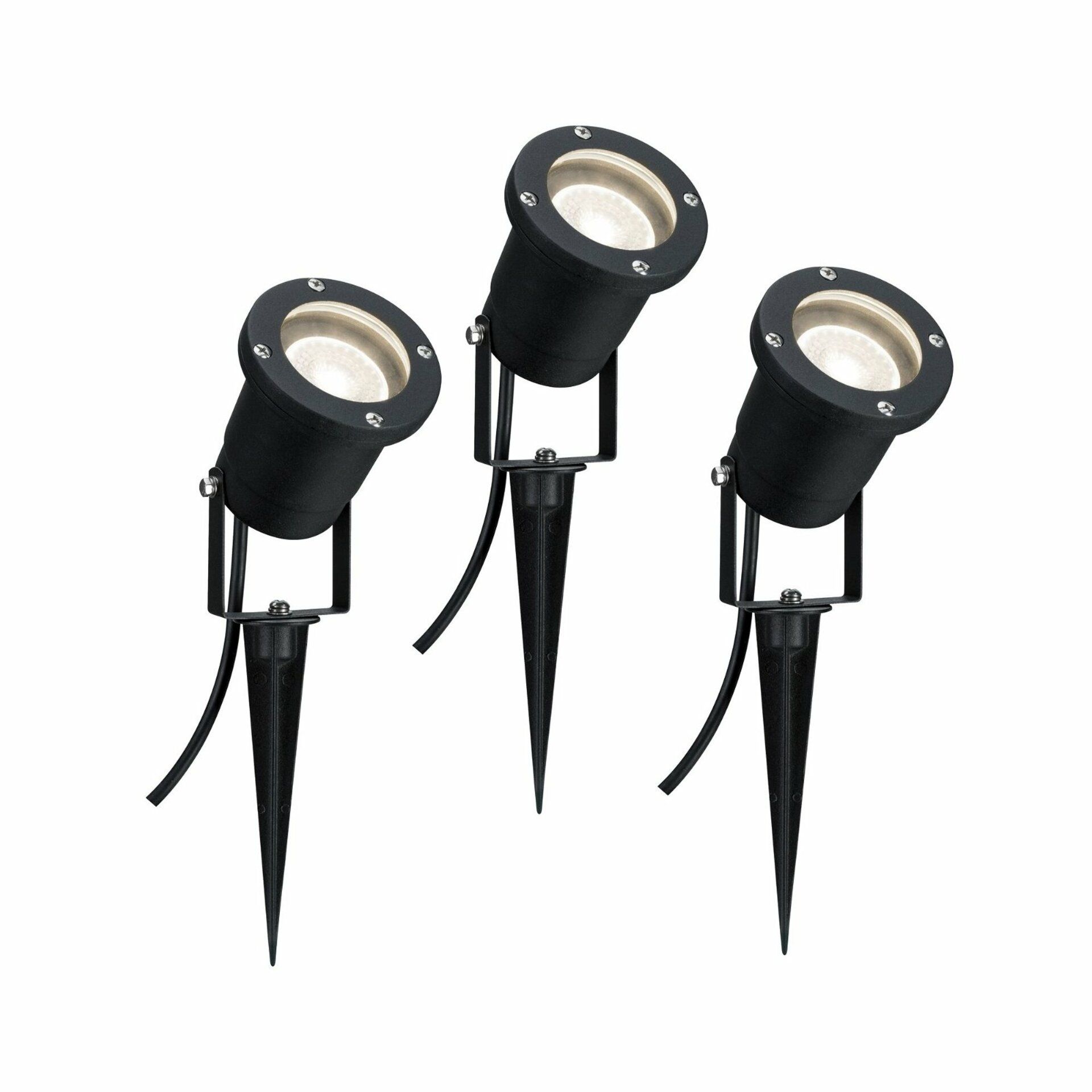 Paulmann Outdoor LED pro osvětlení rostlin zápich IP44 3x3,5W GU10 černá 988.97 P 98897