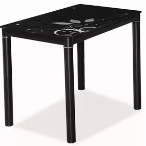 Signal Jedálenský stôl DAMAR 80x60 čierny