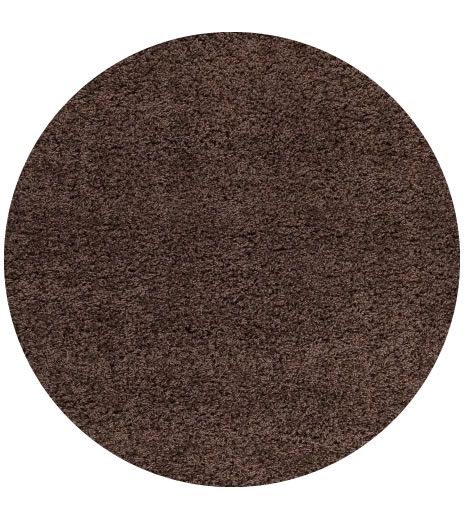 Ayyildiz koberce Kusový koberec Life Shaggy 1500 brown kruh - 200x200 (priemer) kruh cm