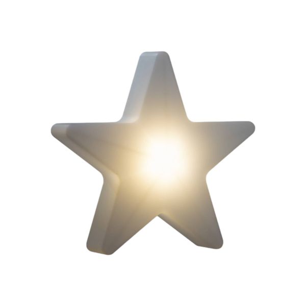 STERNTALER Sterntaler LED hviezda IP44 biela RGBW Ø 80 cm, plast, 6W