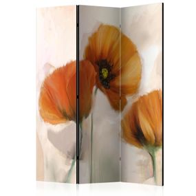 Artgeist Paraván - poppies - vintage [Room Dividers]