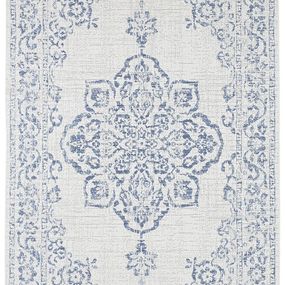 NORTHRUGS - Hanse Home koberce Kusový koberec Beach 103853 Cream / Blue – na von aj na doma - 120x170 cm