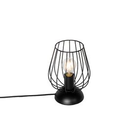 Moderná stolová lampa čierna - Palica