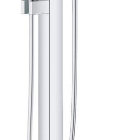 Grohe Eurocube Joy - Vaňová batéria na podlahu, s otočným výtokom, chróm 23667001