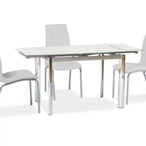 Jedálenský stôl GD-019 (biela) (pre 4 až 6 osôb)