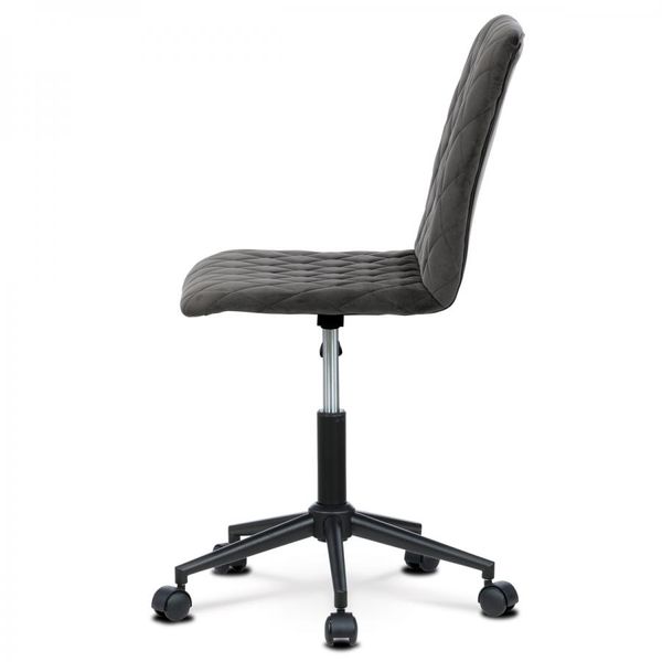 Autronic -  Kancelárská stolička Junior KA-T901 GREY4, sivá zamatová látka