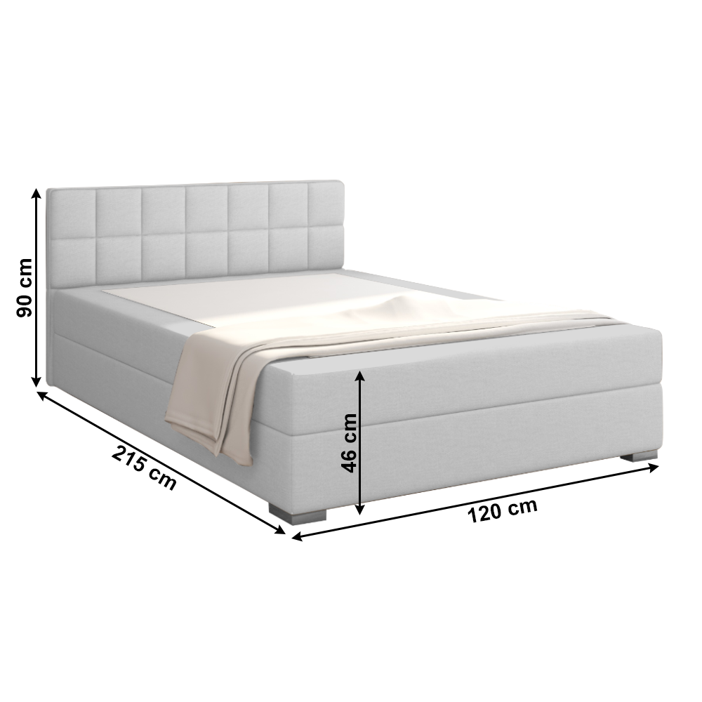 Boxspringová posteľ FERATA KOMFORT Tempo Kondela 120 x 200 cm