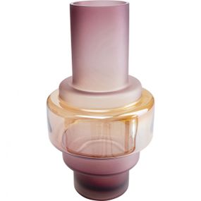 KARE Design Barevná skleněná váza Rosie 35cm