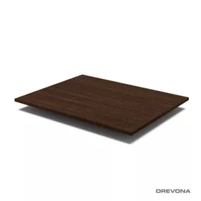 Drevona, polica REA HOUSTON 1-4P, s podperkami, wenge