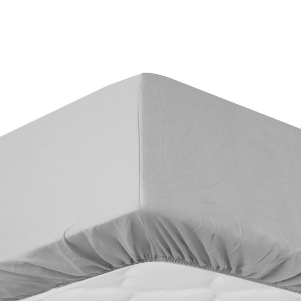 Sleepwise Soft Wonder-Edition, naťahovacia plachta, 180-200 x 200 cm, mikrovlákno, svetlo sivá