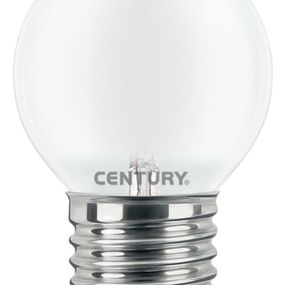 CENTURY LED FILAMENT MINI GLOBE SATEN 4W E27 3000K 470Lm 360d 45x72mm IP20 CEN INSH1G-042730