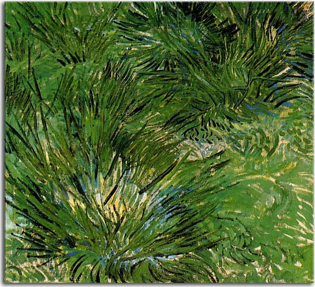 Vincent van Gogh Obraz - Clumps of Grass zs18383