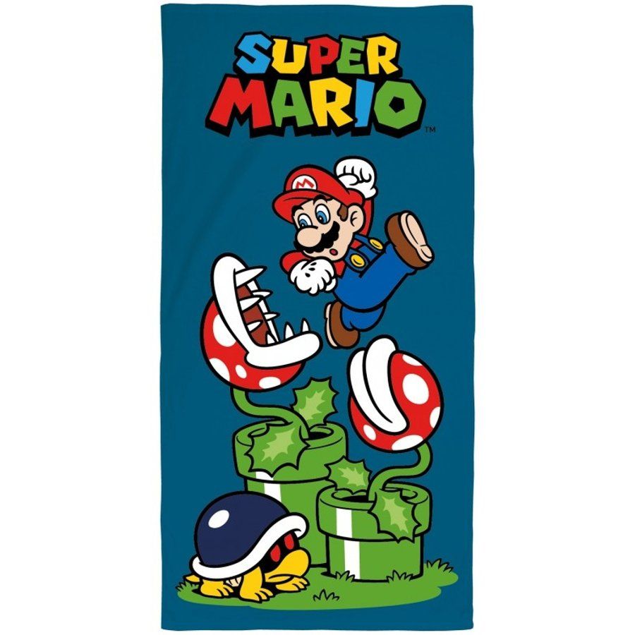 Halantex · Plážová osuška Super Mario - 100% bavlna - 70 x 140 cm