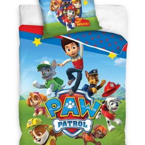 Detské obliečky 140x200 PAW PATROL labky