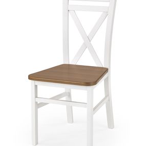 Jedálenská stolička Dariusz 2 - biela / jelša