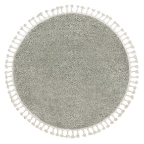 Dywany Łuszczów Kusový koberec Berber 9000 green kruh - 120x120 (priemer) kruh cm