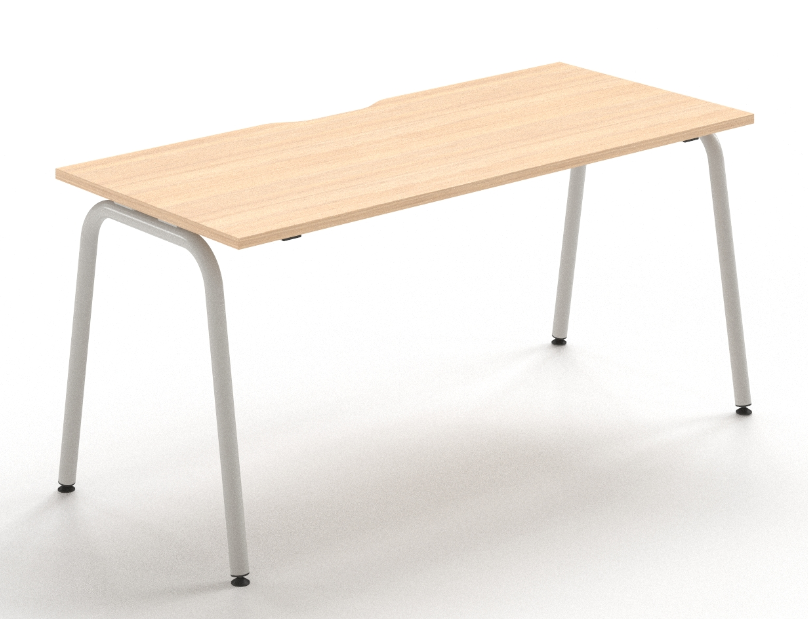 NARBUTAS - Pracovný stôl ROUND 120x70 s posuvnou doskou