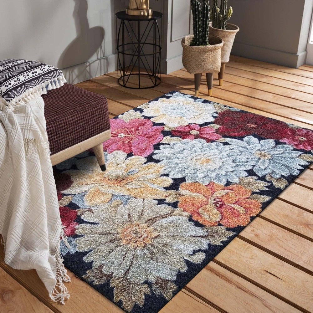 DomTextilu Očarujúci koberec s kvetinovým vzorom 120 x 170 cm