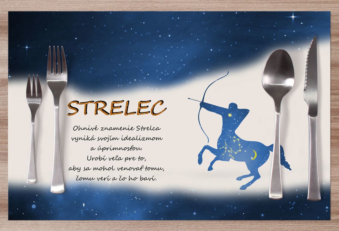 Prestieranie Strelec (23.11. - 21.12.) - modré