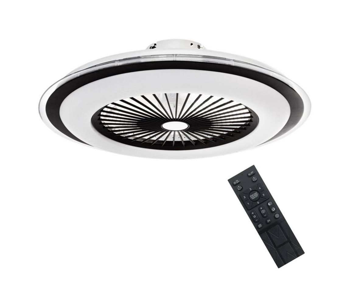 Brilagi - LED Stmievateľné svietidlo s ventilátorom RONDA LED/48W/230V čierna + DO