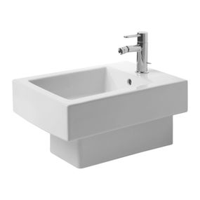 Duravit Vero - Závesný bidet 37x54 cm, biela  2239150000