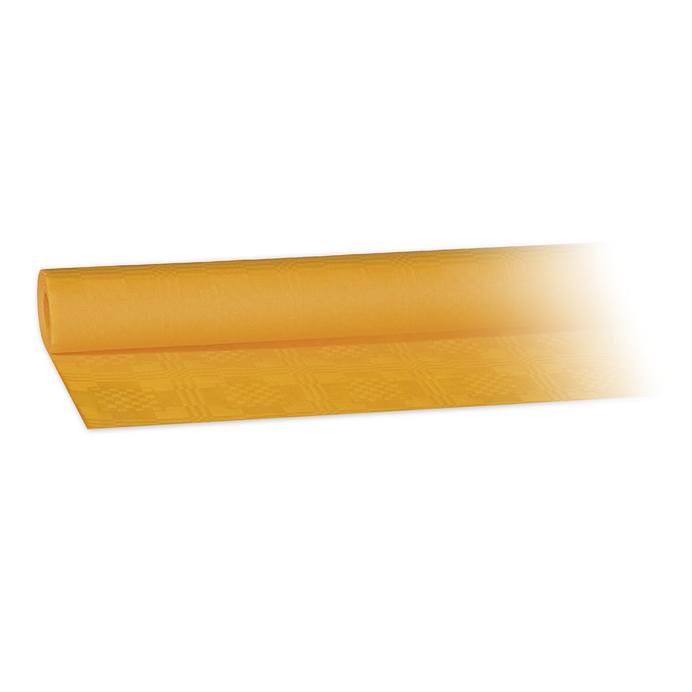 Obrus papierový rolovaný 8 x 1,20 m, žltý