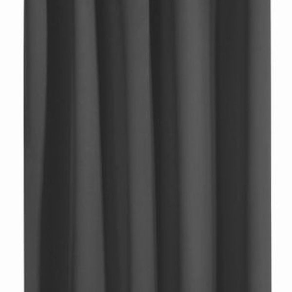 Jednofarebné zatemňovacie závesy do spálne tmavo sivej farby 135 x 270 cm