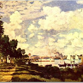 The Coast at Sainte-Adresse Obraz Monet - zs17801