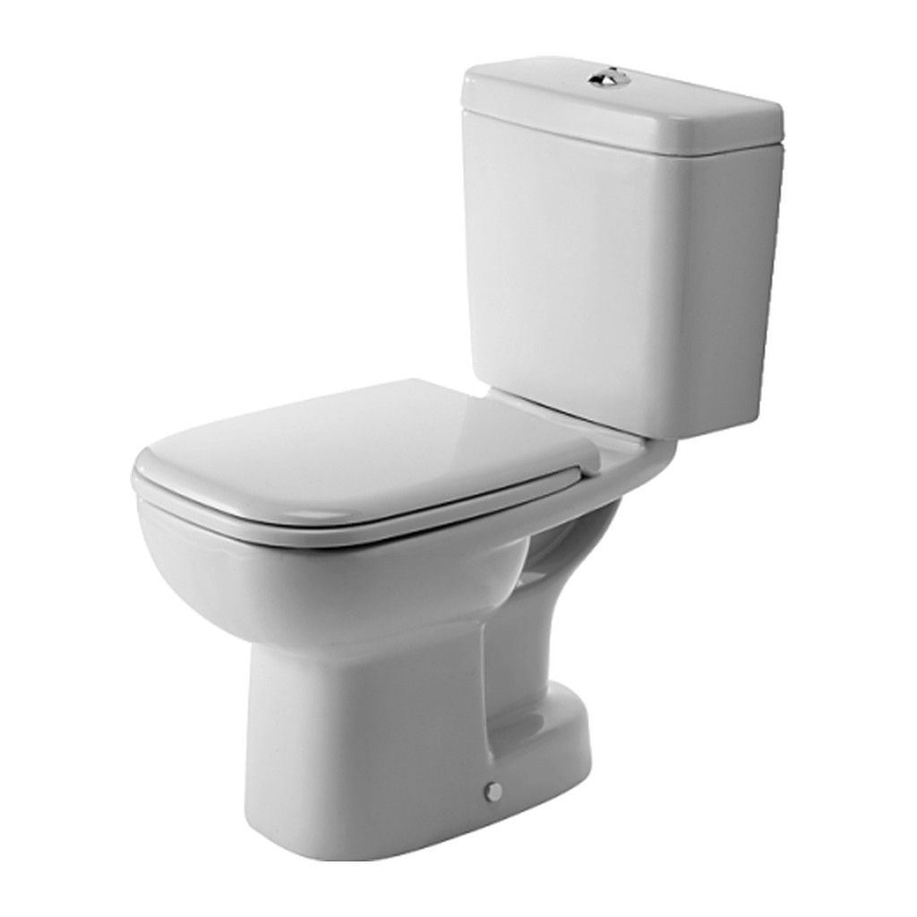 Duravit D-Code - WC kombi misa, spodný odpad, biela 21110100002