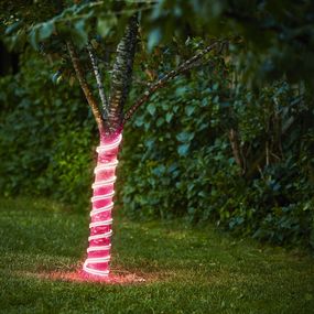 EGLO OUTDOOR 900219 FLATNEONLED vonkajší svetelný pásik LED 5000mm 480X0,2W IP44 ružová