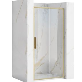 REA - Posuvné sprchové dvere Rapid Slide 100 kartáčované zlato REA-K4707