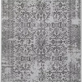 Diamond Carpets koberce Ručne viazaný kusový koberec Diamond DC-JK 1 silver / black - 275x365 cm